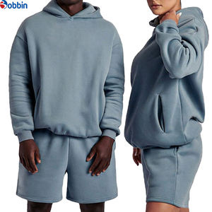 Nueva Llegada Conjunto de Sudadera con Capucha y Pantalones Deportivos Personalizados para Hombre, Talla Grande, Unisex, 50% Algodón, 50% Poliéster, Felpa, Estampado, Informal, para Gimnasio - Product Image 5