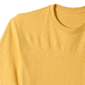 Camiseta de ajuste Regular para hombre de etiqueta privada 100% algodón y fibra de bambú transpirable secado rápido calidad Premium para jóvenes - Product Image 6