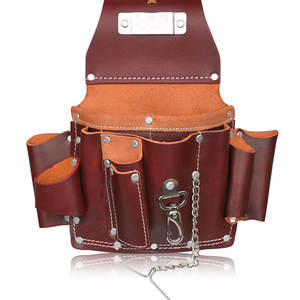 Sac à outils en cuir pour électricien, nouvellement lancé, conçu pour les besoins professionnels des électriciens - Product Image 1