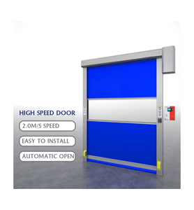 Venta al por mayor de China, tela de PVC, lavado de coches, plástico, acción rápida, sistema de servo automático, Rollo rápido, puerta de persiana enrollable de alta velocidad - Product Image 4