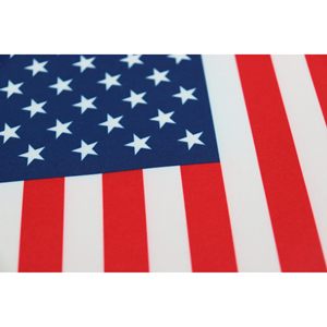 Drapeau américain imprimé numériquement 3x5 pieds en satin, plastique, polyester, soie - Product Image 4