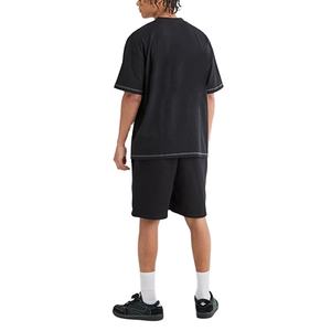 Conjunto de Dos Piezas de Verano para Hombre, Diseño Formal, Ligero, Talla Grande, de Algodón, Liso, Personalizado, de Alta Calidad, Transpirable y de Secado Rápido - Product Image 3