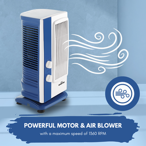 พัดลมตั้งพื้นแบบส่ายได้ พร้อมระบบควบคุมแบบกลไก ตัวเครื่องทำจากพลาสติก หมุนได้ 180 องศา สำหรับใช้ในสำนักงาน บ้าน โรงแรม และกลางแจ้ง - Product Image 6