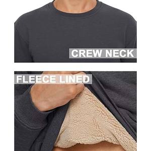 Suéteres Casuales para Hombre, Holgados, Forrados de Felpa Gruesa, 100% Algodón, Cuello Redondo, Invierno, Ecológicos, Venta al Por Mayor, Personalizables - Product Image 5