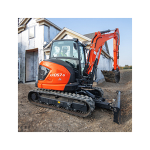 Miniexcavadora Premium Kubota, equipo compacto duradero sobre orugas, hidráulico eficiente para la construcción de paisajismo agrícola - Product Image 6