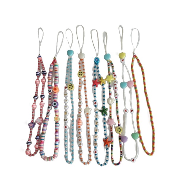 Nique Design Seed Bead Phone Strap with Durable Design Beaded Mobile Strap Unique Designer Handmade Beads Strap