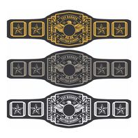 Ceinture de championnat de boxe, lutte et MMA personnalisable, fabrication en usine, poids lourd, acier inoxydable + cuir, unisexe