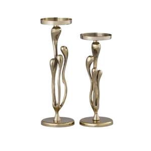 แท่นวางเทียนโลหะหรูหราทันสมัยสำหรับตกแต่งบ้านที่สง่างามการออกแบบฟ้าผ่าสำหรับงานแต่งงานคริสต์มาสในชีวิตประจำวันโอกาสพิเศษ - Product Image 4