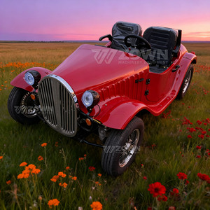 Nouveau Mini Rétro Électrique 4 Roues Classique Tourisme Convertible 2 Places Vintage Camping Car Bas Prix - Product Image 5