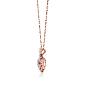 จี้รูปหัวใจเอวาเนีย สร้อยคอแฟชั่นแบบซ้อนชั้น - Product Image 3