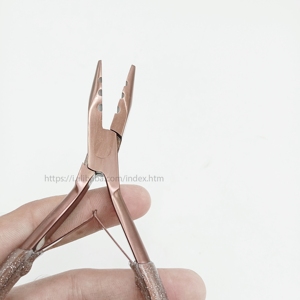 Alicates profesionales de acero inoxidable, accesorios de eliminación de extensiones de cabello, herramientas de extensión de cabello, micro anillo, venta al por mayor - Product Image 6