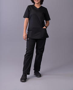 Mono Quirúrgico Personalizado con Logotipo, Cuello en V, Elástico en 4 Direcciones, para Hospital, Uniforme de Enfermería para Hombres y Mujeres, Poliéster y Spandex, Verano - Product Image 6