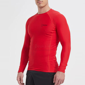 เสื้อฝึกซ้อมมวยและกราปลิงแบบขายส่ง ลายพิมพ์ตามสั่ง ผลิตจากโพลีเอสเตอร์ 100% พร้อมบริการพิมพ์ลายแบบซับลิเมชั่น เสื้อรัดรูปสำหรับการต่อสู้ - Product Image 5