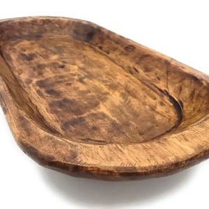 Best Quality Custom Natural Candle Wooden <b>Bowl</b> Farmhouse Wooden Hand Carved <b>Bowl</b> Wood <b>Dough</b> <b>Bowl</b> for Candle <b>Bowl</b> - Product Image 4