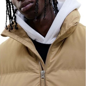 Chaleco de invierno de moda para ropa de hombre a prueba de viento impermeable abrigos ligeros para exteriores chaquetas de hombre de calle alta - Product Image 2