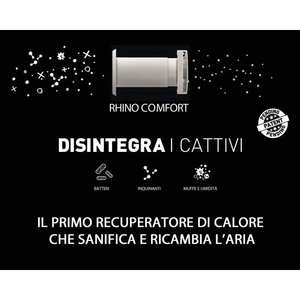 Fantini Cosmi Aspirvelo para Sistema HVAC Air RHINOCOMFORT RF 160, Unidad de Recuperación de Calor para Sanitización e Intercambio de Aire AP19990 - Product Image 6