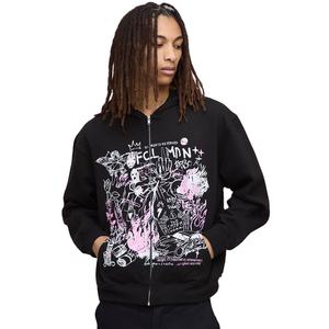 เสื้อฮู้ดซิปสั่งทำพิเศษสำหรับผู้ชาย ผ้าฝ้าย 100% หนานุ่ม กันลม ระบายอากาศได้ดี สำหรับฤดูหนาว  รับปักลาย รับสกรีน - Product Image 1