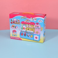 Soja Tinte individuell bedruckte Briefpapier Geschenk box Baby Spielzeug Kraft Verpackungs papier Geschenk box mit Griff