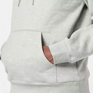 Sudadera con capucha térmica Premium de gran tamaño personalizada 100% algodón 400 Gsm para hombre sin cordón hombro caído bordado invierno - Product Image 2