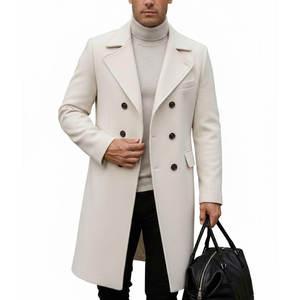 Manteau long pour homme de qualité supérieure, en matière de choix, style luxueux, en vente - Product Image 1