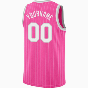 Factory Wholesale Customized Breathable Anti-Bacterial Moisture-Wicking Plus Size Two Tone Color Sleeveless Basketball Jerseys - Product Image 6