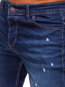 กางเกงขาสั้นผ้ายีนส์ของผู้ชายกางเกงขาสั้นผ้าเดนิมสำหรับผู้ชายวัสดุมีขนาดสีตามสั่ง - Product Image 6