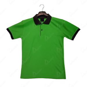 Polo básico para hombre 100% algodón manga corta tela Premium bordado personalizado y fabricación OEM - Product Image 6