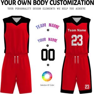 Uniforme de basket-ball OEM avec impression du logo de l'équipe, séchage rapide, 100% polyester, vêtements de sport personnalisés, maillot de sport pour adultes, transfert thermique, taille plus - Product Image 4