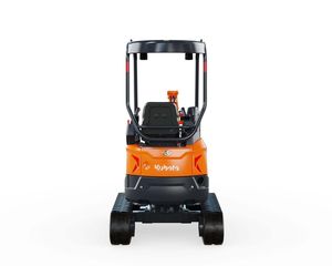 Miniexcavadora Kubota U17-5 usada, equipada con orugas de goma según la configuración aplicable de la máquina. - Product Image 3