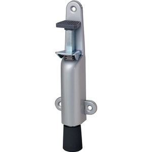 KWS Butée de porte en acier laqué argenté 102802, hauteur de course 50 mm, montage facile, pare-courant - Product Image 1