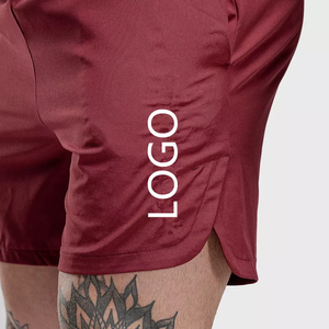 Pantalones Cortos Deportivos Personalizados para Hombre, Cintura Elástica, para Entrenamiento, Deportes, Fitness, Trotar, Diseño Sólido o Estampado, Secado Rápido - Product Image 4