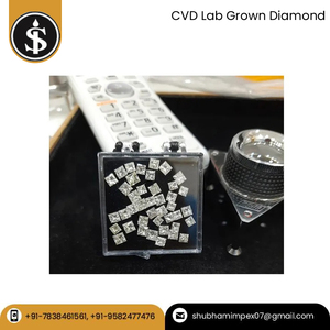 Fabrication de bijoux de mode de luxe en gros d'usine VS clarté véritables diamants naturels cultivés en laboratoire CVD en vrac d'Inde - Product Image 5