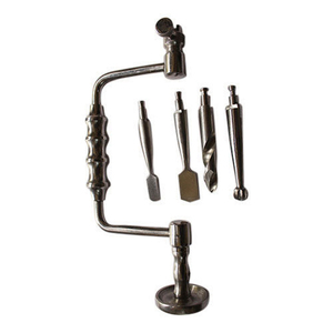 Ensemble de perceuses chirurgicales Hudson Brace de qualité supérieure, prix d'usine, avec boîte en bois, orthopédique, 7 pièces en acier inoxydable - Product Image 1