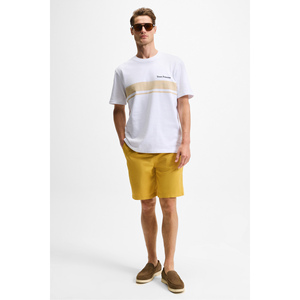 GRIMELANGE LAMINE เสื้อยืดคอกลมแขนสั้นผ้าฝ้ายออร์แกนิก 100% สำหรับผู้ชาย พร้อมลายพิมพ์และงานปัก ทรงปกติ - Product Image 6