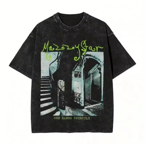 100% coton blanc solide T-Shirt pour hommes grande taille décontracté col rond manches courtes Collection d'été 260 grammes tissu vêtements en vrac - Product Image 1