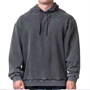 Winter Clothing Custom Stone Washed Acid Washing Sweatshirts 100% Cotton <b>Waffle</b> Knit Thermal <b>Shirts</b> Long Sleeve Acid Wash - Product Image 1