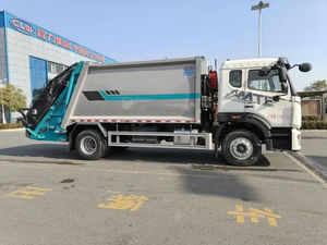 รถบรรทุกขยะอัดแบบไฮดรอลิกอัตโนมัติ FAW ราคาประหยัด พร้อมถังบรรจุขนาด 10,000 ถึง 15,000 ลิตร - Product Image 5