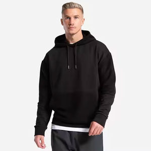 Sweat-shirt décontracté pour homme, 100% coton, tricoté, respirant, manches régulières, ample, oversize, pull d'hiver, streetwear - Product Image 4
