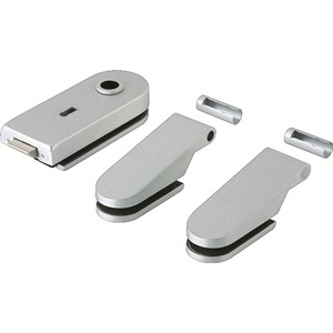 DORMA-GLAS STUDIO Rondo Glass Door Fitting Light Alloy Anodized Stainless Steel BB DIN Left/Right for Storage <b>Lockers</b> - Product Image 1