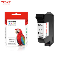 WECARE CAD HP 45 45A 51645 51645A Cartucho de tinta para Hipo Garment Inkjet Cutting Plotter CUT 180-2