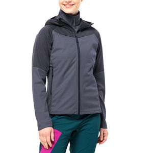 Women's <b>Waterproof</b> Breathable Softshell Jacket with Custom Logo Printing OEM Service Casual Style <b>Zipper</b> Closure High Quality - Product Image 3