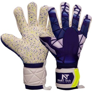 ถุงมือผู้รักษาประตูคุณภาพสูงสไตล์ใหม่สำหรับวัตถุประสงค์ในการแข่งขันและการฝึกอบรมดีไซน์และโลโก้ตามอุตสาหกรรมเทคโนโลยีถัดไป - Product Image 1