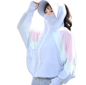 Uni Sun Shirts UPF 50 + Logotipo personalizado Manga larga Anti-Ultravioleta Pesca Rash Guard con capucha para senderismo Protección solar - Product Image 1