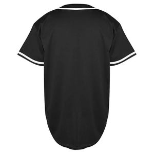 ชุดเบสบอลผู้ชายผ้าตาข่ายโพลีเอสเตอร์ 100% แบบเรียบ สีพื้น สำหรับเล่นกีฬาฤดูร้อน แห้งเร็ว ระบายอากาศได้ดี ทรงหลวม ติดกระดุม - Product Image 2