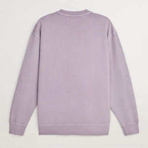 Nueva Sudadera de Cuello Redondo Lisa de Algodón Combinado para Unisex, Sudadera con Logotipo Bordado Personalizado y Serigrafía para Hombre y Mujer - Product Image 5