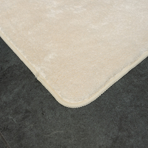 Premium Modern Anti-Slip Eco-Friendly <b>Bath</b> Mat Soft Polyester <b>Light</b> beige 60x50 cm Rubber Diatomite Backing Home & Hotel Use - Product Image 4