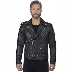 Nueva Chaqueta de Cuero Genuino para Hombre, Chaqueta de Cuero de Cordero Real Elegante para Mujer, Chaqueta Bomber para Damas - Product Image 4