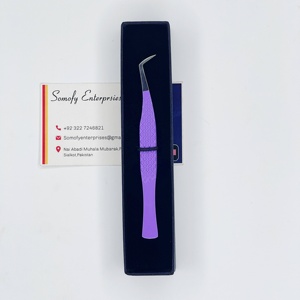 Pinzas para Pestañas Somofy Enterprises Volume Tweezer, Color Morado, Acero Inoxidable, 10 mm, Precisión, Duraderas, Lisas/Serradas/Dentadas - Product Image 6