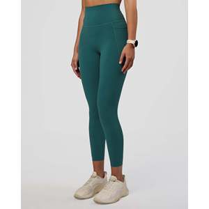 Legging Elixir Ultra High-Rise 7/8 avec poches, respirant, imprimé léopard tie-dye, logo personnalisé, tailles XS-XXL - Product Image 2