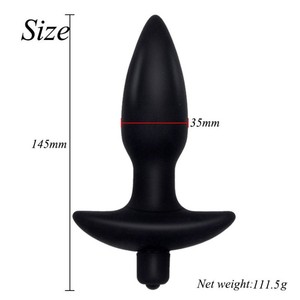 Plug anal vibrant en silicone pour hommes, jouet sexuel stimulant - Product Image 3